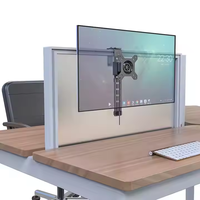 CHARMOUNT Support de bureau VESA réglable en hauteur Rotation à 360 degrés Support de moniteur Pince pour écrans de 17 à 34 pouces