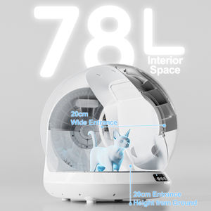 Bac à litière intelligent pour chat entièrement fermé, grande capacité de 78 L, anti-odeurs, bac à litière automatique intelligent autonettoyant - Product Image 4