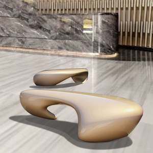 Banc moderne en fibre de verre en forme de note de musique Y1004, siège artistique personnalisé pour hall, centre commercial, parc et entrée, décoration publique extérieure/intérieure - Product Image 5