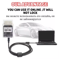 Cable Adaptador Openport 2.0 para OBD2 con 1 Año de Garantía - Chip de Reprogramación de ECU y Analizador de Automóviles