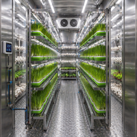 Équipement intelligent de germination d'orge en conteneur hydroponique pour l'alimentation des bovins laitiers et de boucherie