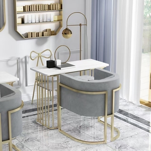 Mesas de Manicura de Mármol Profesionales de Alta Calidad, Muebles de Salón, Equipo de Escritorio y Silla para Manicura, para Spa o Estudio de Uñas - Product Image 1