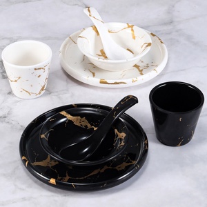 Vajilla de Melamina Moderna de Lujo <span class=keywords><strong>para</strong></span> Catering, Juego de Platos <span class=keywords><strong>para</strong></span> Servir - Product Image 5