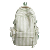 Sac à dos léger pour étudiants, sac de voyage pour l'école, sac à dos quotidien pour les étudiants universitaires avec pendentif