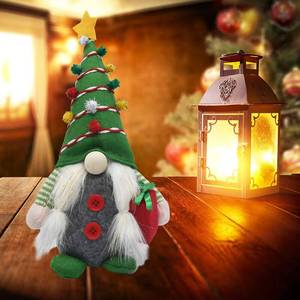 Gnome de Noël sans visage en peluche, jouet décoratif Père Noël pour la décoration de Noël, accessoires de scène, de fête et de décoration intérieure des fêtes - Product Image 5