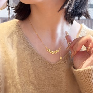 Collier en argent sterling S925 avec pièce de monnaie des cinq empereurs, couleur or, design à pompon, chaîne de clavicule pour femme, cadeau de style chinois - Product Image 2