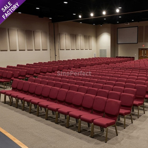 Chaises empilables rembourrées pour événements, mariages, banquets, cérémonies, auditoriums, théâtres et églises – Vente en gros - Product Image 6
