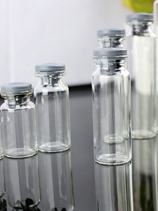 Botellas de vidrio de 10 mililitros, botellas estériles de 3 mililitros con tapones de goma y tapas abatibles - Product Image 1
