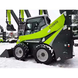 Zoomlion Top flambant neuf 0.8 tonnes chargeuse compacte ZS080V seau à chargement frontal Mini chargeuse sur chenilles - Product Image 5