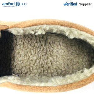 Di alta qualità di modo degli uomini caldi di <span class=keywords><strong>scarpe</strong></span> di guida all'aperto calzature in pelle scamosciata stivali da neve pelliccia per gli uomini casuali dello slip in pelle su <span class=keywords><strong>scarpe</strong></span> invernali - Product Image 4