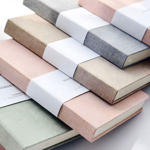 Premium Quality <b>A5</b> Luxury Linen Hardcover Notebook Planner Journal Agenda Diary <b>Notepad</b> Printed Sheets Customized Color - Product Image 3
