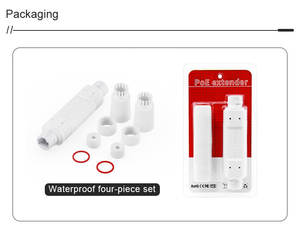 2-Port 1-in-1-Out PoE-Extender Repeater Wasserdicht IP66 für Außenbereich 500 Meter Langstreckenverlängerung für CCTV-Kamerasysteme - Product Image 6