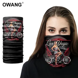 Op Maat Gemaakte Amerikaanse Made Magische Sjaal Geprint Vlag Groothandel Custom Tube Skull Bandana