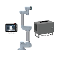 Robot Colaborativo de Soldadura Certificado con PLC, 6 Ejes, Carga Útil de 5 kg, IP65, GCR5-910-W, con Rodamientos de Motor Seguros y Brazo Robótico de Arco