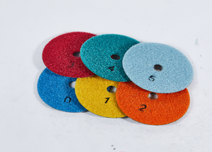 Almohadilla de pulido en seco de diamante de unión de resina de alta calidad en pulgadas (100mm) para granito: brillo rápido e impecable - Product Image 5