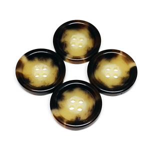 High Quality Custom Engraved Logo Faux Horn Suit Coat Resin <strong>Button</strong> Manufacturer <strong>for</strong> Clothing - Product Image 4