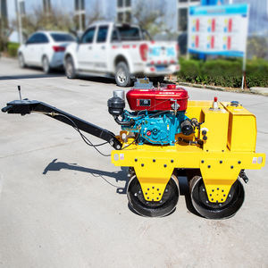 Hengwang mesin gulung, 1ton 2ton 3ton 4ton Diesel dobel Drum kecil Mini Road <span class=keywords><strong>Roller</strong></span> mesin pemadat harga - Product Image 5