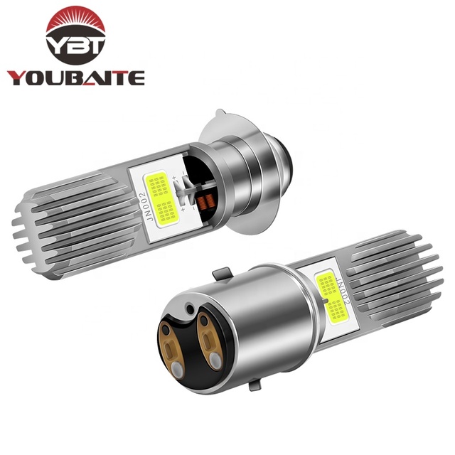 H4 Led Motorcycle Headlight P15D H6M Led Moto Bulbs Hi Lo Beam Super Bright Motorbike Head Lamp Scooter Lighting 6000K