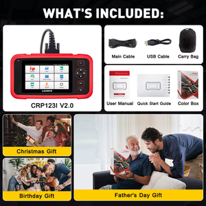 Universal <span class=keywords><strong>CRP123E</strong></span> V2.0 Herramienta de diagnóstico de coche de cuatro sistemas OBD2 Escáner Lector de código Versión mejorada de <span class=keywords><strong>CRP123E</strong></span> 123X - Product Image 6