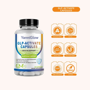 YanniGlow OEM ODM Ondersteunt eetlustbalans Ondersteunt stofwisseling Schoonheid GLP-ACTIVATE CAPSULES - Product Image 4