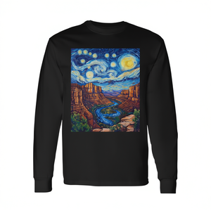 T-shirt à manches longues Grand Canyon Van Gogh Style Starry Night - Product Image 2