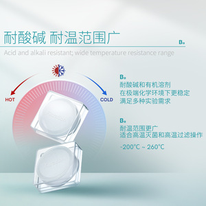 เมมเบรนกรองไมโครพอรัส PTFE ไบโอ บิคแมน แบบไฮโดรฟิลิก สำหรับตัวอย่างน้ำและจุลินทรีย์ - Product Image 3