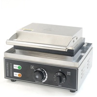 Machine commerciale industrielle électrique de fabricant de gaufrier, fabricant de beignet d'acier inoxydable en aluminium noir de la CE du gaufrier 10 électriques