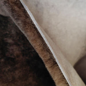 Ham renk koyun shearlling deri yumuşak Pelt ceket yün astar ile giysi ve ayakkabı kullanımı için hayvan kürk - Product Image 5