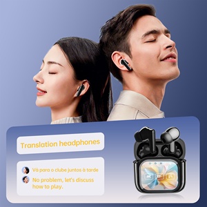 2025 Hot Bán biểu tượng tùy chỉnh ANC ai dịch Stereo TWS đúng không dây Earbuds jm19 chơi game tiếng ồn hủy bỏ hiển thị kỹ thuật số - Product Image 5