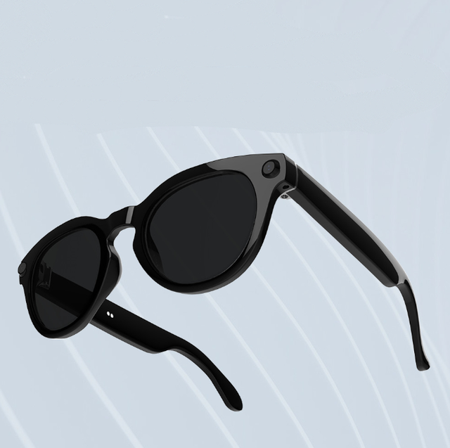 New AI Smart Glasses UV400 Full Rim Round for 800W HD Camera Image Translation Video Recording Calling Technology