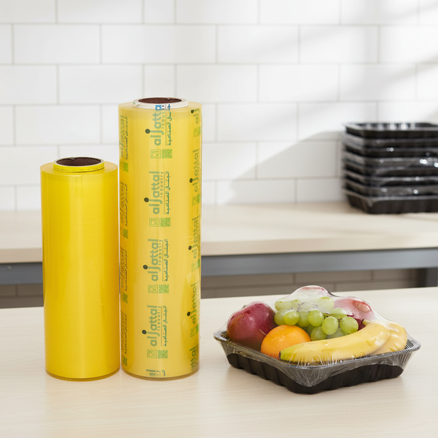 Oem Pe Pvc Food Grade Plastic Wrap Roll Cling Film for Custom Food Seaweed Mushroom Wrapping Packaging