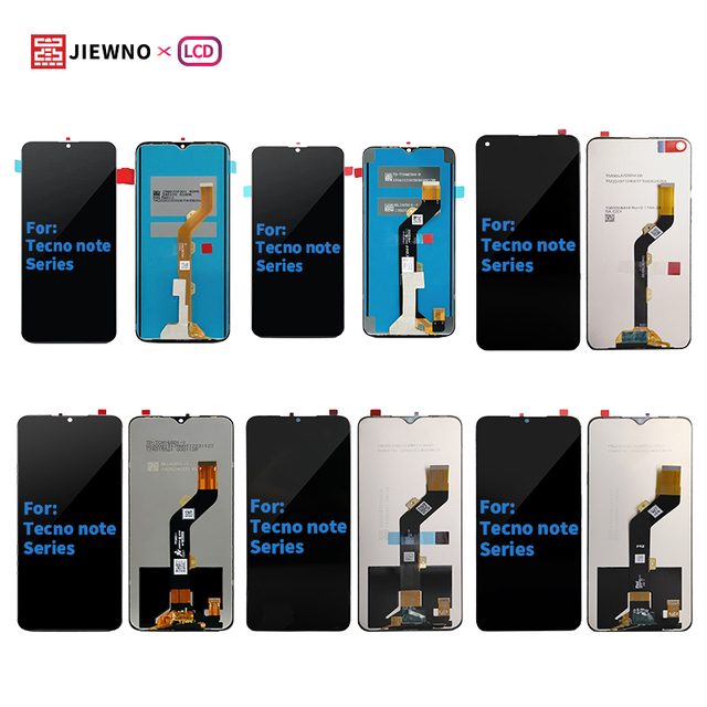 For TECNO Note Series LCD Digital Touch Screen Display Assembly Replacement TECNO Mobile Phone