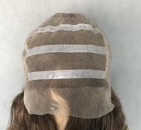 Perruque médicale entièrement nouée à la main avec base en soie, ligne de cheveux invisible, dentelle suisse HD, cheveux humains vierges, sans colle, pour patients atteints d'alopécie ou de cancer