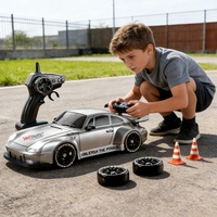 WGNRC Y8828 Coche de Carreras a Control Remoto a Escala 1/24, Coche de Carreras Deportivo Eléctrico de Juguete, Coche de Derrape RC de Alta Velocidad de 20 km/h