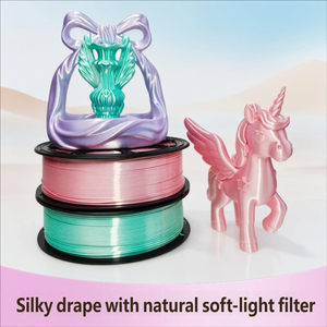 เส้นใยพิมพ์ 3 มิติ PLA Silk สีชมพูเบจ ขนาด 1.75 มม. จัดเรียงอย่างเรียบร้อย ปรับแต่งได้สำหรับเครื่องพิมพ์ Bambu AMS - Product Image 6
