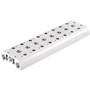 ฐานวาล์วแม่เหล็กไฟฟ้ารุ่น 200M อลูมิเนียม 200M-1F 42x59x22 มม. บล็อกแมนิโฟลด์นิวเมติก - Product Image 2