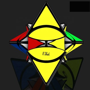 Sản Phẩm Mới Qiyi Đồng Xu <span class=keywords><strong>Tetrahedron</strong></span> Pyraminx Khối Lập Phương Ma Thuật Tốc Độ Trơn Bằng Nhựa Đồ Chơi Xếp Hình Cho Trẻ Em - Product Image 4