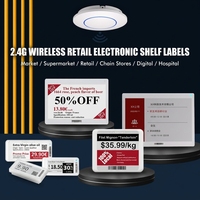 Étiquettes ESL intelligentes Picksmart PE29R_V4 2,9 pouces, 3 couleurs, 2,4G, mise à jour par lots, affichage E Ink pour supermarché, étiquette électronique
