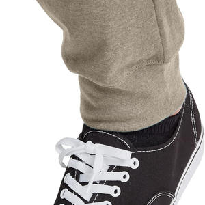 100% Cotton Mid Waist <b>Slim</b> <b>Fit</b> <b>Jogger</b> Sweatpants Breathable <b>Men's</b> Custom Logo Printed Casual Pants - Product Image 5