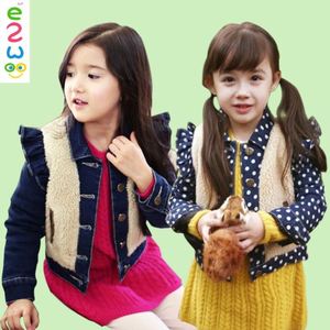 <span class=keywords><strong>Cappotto</strong></span> in Denim di <span class=keywords><strong>pelliccia</strong></span> invernale 2015 con <span class=keywords><strong>cappotto</strong></span> caldo da ragazza in pizzo - Product Image 1