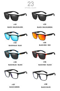 Lunettes de <span class=keywords><strong>soleil</strong></span> polarisées de luxe personnalisées de haute qualité avec logo, monture carrée, pour hommes, style sport, collection 2026 - Product Image 4