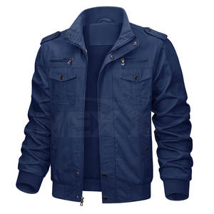 Veste en coton de style rue haute de service OEM à col montant avec motif de lettres Nouvel arrivage de haute qualité Article de vente en ligne - Product Image 1