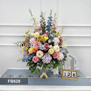 Venta al por mayor bolas de flores baratas centros de mesa <span class=keywords><strong>Lila</strong></span> alta calidad 65cm alta calidad coloridas bolas de flores de seda arte - Product Image 2