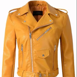 Chaqueta de Motociclista de Cuero para Hombre GLOBAL EDGE, Transpirable, Manga Larga, Invierno, GPG-324, Colores y Logotipo Personalizados - Product Image 1