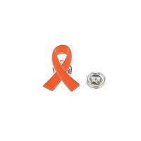 Broche en métal rose et noire avec ruban, pour la sensibilisation au cancer du sein, accessoire de corsage, avec estampage et sérigraphie