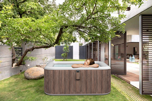 Ensemble de spa gonflable professionnel personnalisé 158cmX158cmX70cm avec chauffage, capacité de 2 <span class=keywords><strong>à</strong></span> 4 personnes, pour une utilisation <span class=keywords><strong>à</strong></span> la maison ou en extérieur - Product Image 5