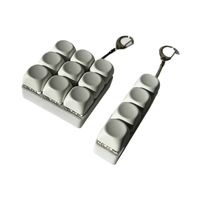 Nouveauté : Porte-clés clavier à presser, petit pendentif, jouet anti-stress, gadget de décompression pour soulager l'ennui