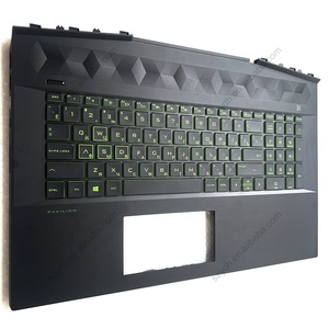 Repose-paume pour ordinateur portable avec clavier rétro-éclairé RU pour <span class=keywords><strong>HP</strong></span> Pavilion <span class=keywords><strong>Gaming</strong></span> <span class=keywords><strong>17</strong></span> <span class=keywords><strong>17</strong></span>-cd0000 <span class=keywords><strong>17</strong></span>-CD TPN-C142 - Product Image 6