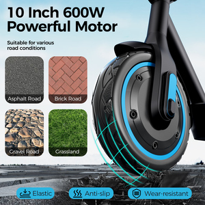 Magazzino UE, USA, UK, Dropshipping, Monopattino Elettrico per Adulti, Spedizione Rapida, Prezzo Conveniente, Scooter Elettrico 600W - Product Image 4