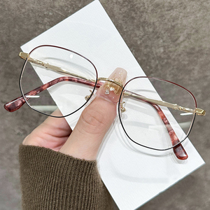 Vuông Trọng Lượng Nhẹ Kim Loại Khung Quang Học Mặt Phù Hợp Với Thoải Mái Kim Loại Khung Quang Học Hàng Ngày Chất Lượng Cao Kim Loại Khung Quang Học - Product Image 6